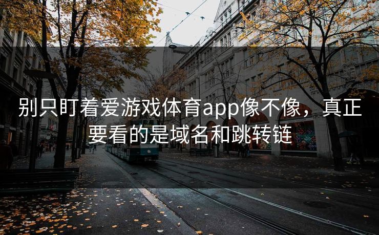 详细阅读:别只盯着爱游戏体育app像不像,真正要看的是域名和跳转链 别只盯着爱游戏体育app像不像,真正要看的是域名和跳转链